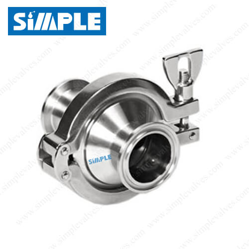 2. Sanitary Tri Clamp Check Valve, Spring Loaded