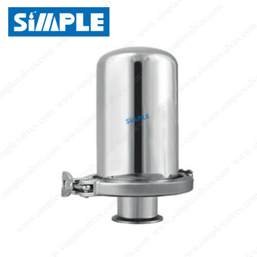 Sanitary Rebrether with Tri-clamp End
